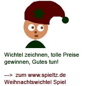 spieltz weihnachtswichtel roulette banner